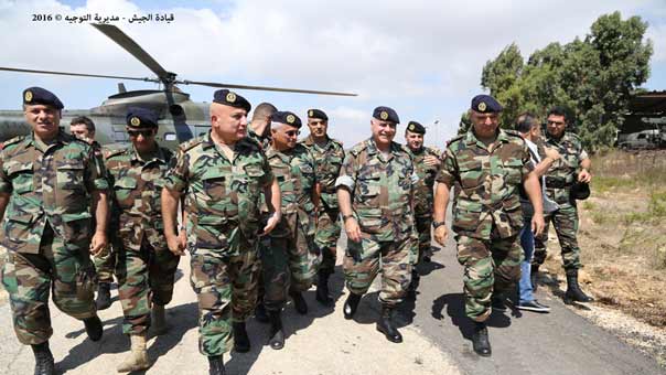 قهوجي تفقد الوحدات المنتشرة في صور ومرجعيون: سنتصدى لأي اعتداء &rsquo;اسرائيلي&rsquo; يستهدف لبنان