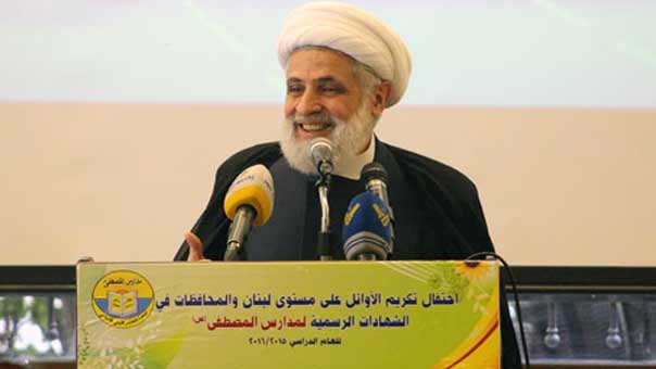 الشيخ قاسم : حزب الله كان ولا يزال دعامة مركزية للاستقرار في لبنان