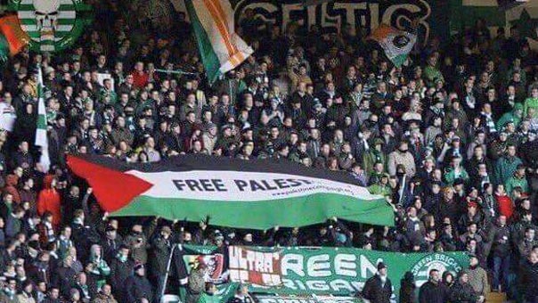 أسكتلندا: جماهير ’سلتيك’ تناصر الفلسطينيين متحدين فريقا صهيونيا