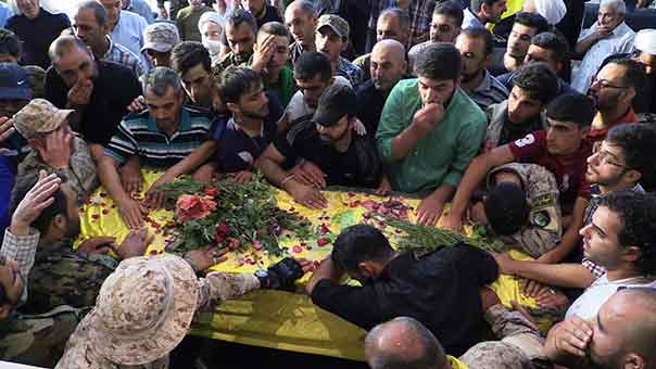 حزب الله وجمهور المقاومة يشيعون الشهيد المجاهد حبيب الله محمد مظلوم في بريتال البقاعية