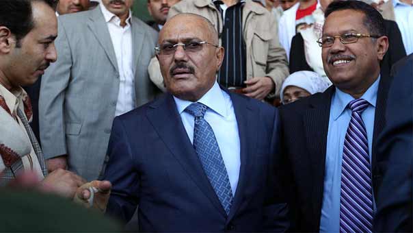 صالح: مستعدون لفتح قواعدنا العسكري لروسيا لمكافحة الإرهاب