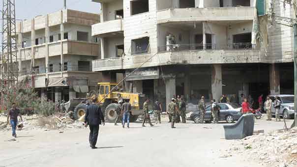 السيادة السورية تنتصر في داريا وبدء خروج المسلحين