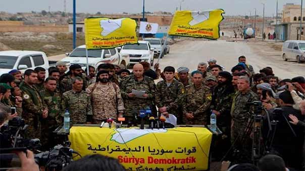 قوات سوريا الديمقراطية تسيطر على عدة قرى في ريف حلب.. والجماعات المسلحة بين مشارك ورافض للتدخل التركي