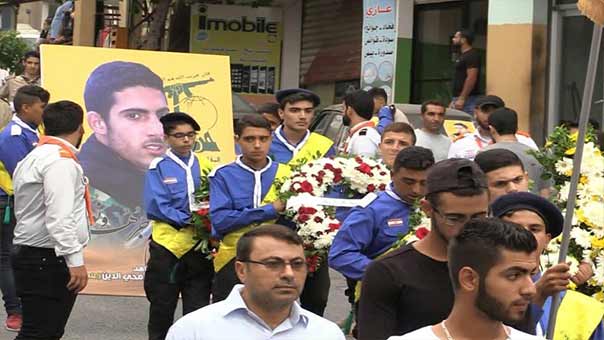 حزب الله وأهالي الزرارية يشيّعون الشهيد حسين محي الدين الى مثواه الأخير     