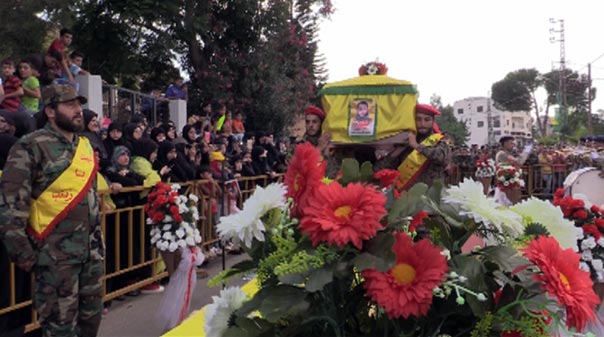 حزب الله وأهالي ميفدون شيّعوا الشهيد المجاهد بلال عياش &rsquo;علي الرضا&rsquo; في موكب مهيب