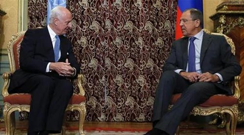 سباق مع الوقت في جنيف لإنهاء القتال بسوريا قبل العيد..ولافروف يلتقي دي مستورا
