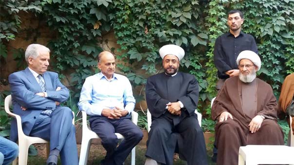 الشيخ محمد يزبك من منزل الدكتور صالح: نطالب الدولة  بمحاسبة الفاعلين