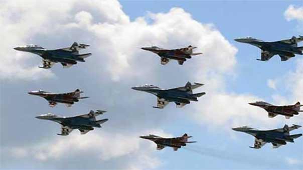 الطيران الحربي السوري والروسي يستهدف إرهابيي &rsquo;داعش&rsquo; في دير الزور