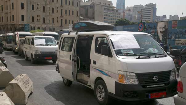 اعتصام لاتحادات النقل البري احتجاجا على صفقة المعاينة الميكانيكية