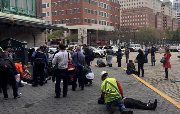 ثلاثة قتلى وأكثر من 100 جريح حصيلة لحادث تصادم قطار بولاية نيوجيرسي الاميركية