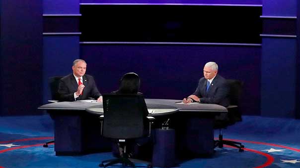 مناظرة نائب الرئيس.. مرآة لاتهامات كلينتون وترامب
