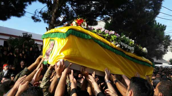 تشييع الشهيد علاء مصطفى علاء الدين في بلدته الصرفند