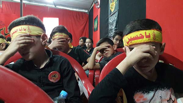 أطفال الجنوب يواسون أطفال الامام الحسين (ع)
