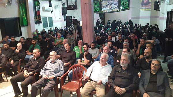 احياء الليلة السادسة من عاشوراء بمجالس العزاء واللطم في الجنوب وجبيل والمتن الشمالي