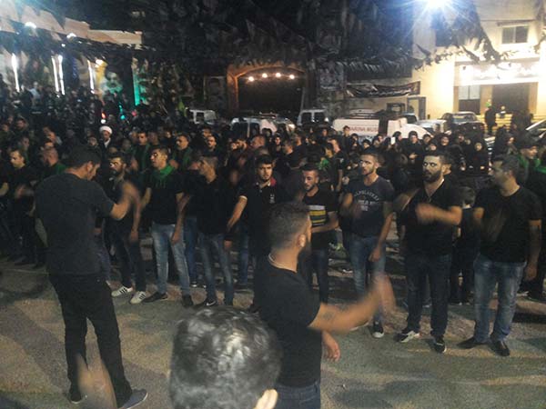 احياء الليلة السادسة من عاشوراء بمجالس العزاء واللطم في الجنوب وجبيل والمتن الشمالي