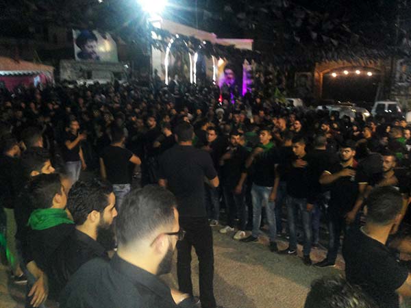 احياء الليلة السادسة من عاشوراء بمجالس العزاء واللطم في الجنوب وجبيل والمتن الشمالي