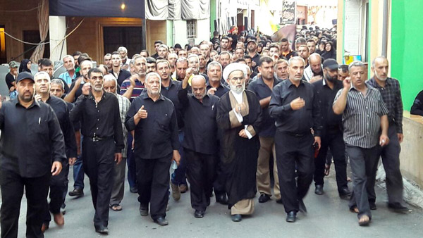 صواريخ &rsquo;طوفان&rsquo; و&rsquo;بركان&rsquo; و&rsquo;زلزال&rsquo; وتنديد بالعدوان السعودي على اليمن في مسيرة السكسكيه