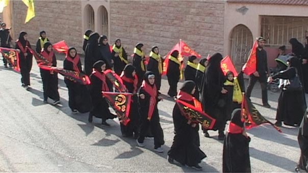 مسيرات حسينية في اليوم الثامن من محرم في زوطر الشرقية وعربصاليم بالجنوب