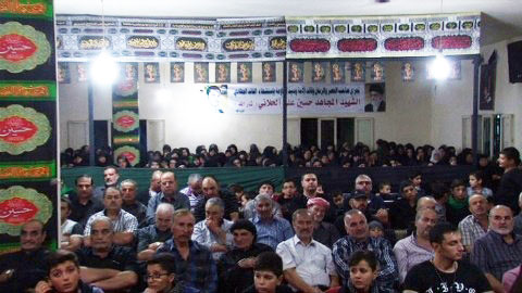 احياء الليلة الثامنة من محرّم في البقاع