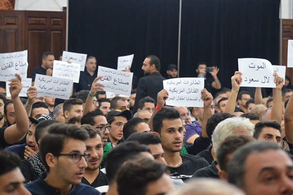 تنديد في لبنان بالمجزرة المروعة لبني سعود في اليمن