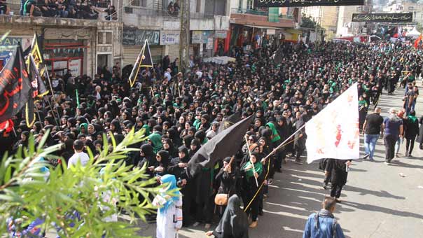 النبطية احيت &rsquo;التاسوعاء&rsquo; من محرم بمسيرات حاشدة