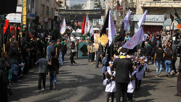 النبطية احيت &rsquo;التاسوعاء&rsquo; من محرم بمسيرات حاشدة