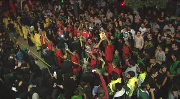 احياء الليلة التاسعة من عاشوراء في البقاع