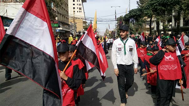 الشيخ يزبك في مسيرة العاشر في بعلبك: يعزُّ علينا أن تكون السعودية تابعة لـ&rsquo;إسرائيل&rsquo; بدلاً من حمل راية المقاومة