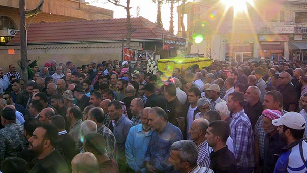 حزب الله وأهالي بلدة بريتال شيّعوا الشهيد المجاهد قاسم محمد يونس