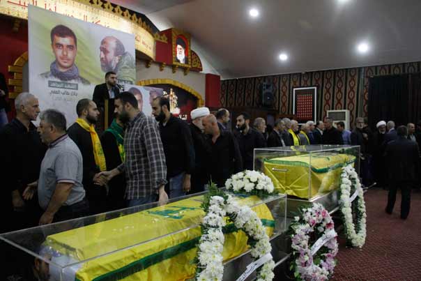حزب الله وجمهور المقاومة يشيعان الشهيد القائد حاتم حمادي والشهيد المجاهد جلال العفي