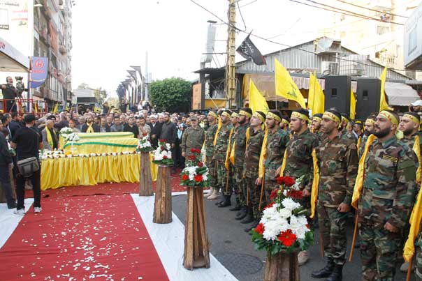 حزب الله وجمهور المقاومة يشيعان الشهيد القائد حاتم حمادي والشهيد المجاهد جلال العفي