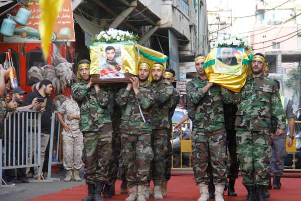 حزب الله وجمهور المقاومة يشيعان الشهيد القائد حاتم حمادي والشهيد المجاهد جلال العفي