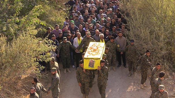 حزب الله وأهالي بلدة حام شيّعوا الشهيد المجاهد عبد الإله عطية أحمد