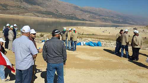 بالصور: مشاركة واسعة في الحملة الوطنية لتنظيف نهر الليطاني وحوضه من العليق إلى القاسمية مرورًا ببحيرة القرعون