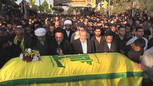 حزب الله وأهالي زوطر الشرقية يشيعون الشهيد المجاهد حسين محمد غندور &rsquo;ملاك&rsquo;