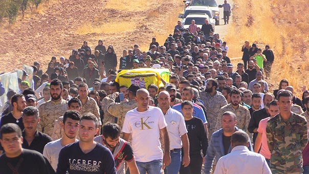 حزب الله وجمهور المقاومة شيّعوا الشهيدين حسين علي حلاوي وضاهر عبد الحق المصري