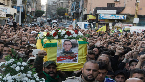 حزب الله وجمهور المقاومة يشيعون ثلاثة شهداء في الضاحية وصور وحاروف