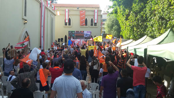 بالصور: احتفالات &rsquo;عونيو الحارة&rsquo; .. من الضاحية الى بعبدا