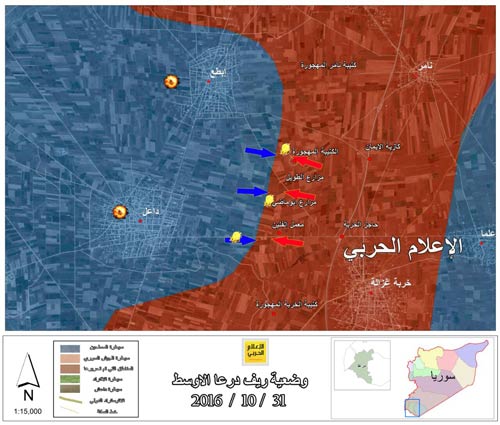 صفعة قوية للمجموعات المسلحة عند &rsquo;الكتيبة المهجورة&rsquo; في ريف ريف درعا