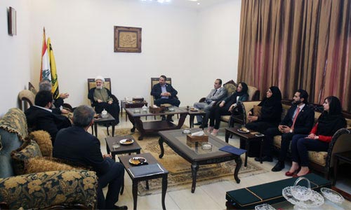 الشيخ قاسم التقى وفدًا من الشخصيات الحزبية السورية: قتال التكفيريين في سوريا جزءٌ من قتال &rsquo;إسرائيل&rsquo;