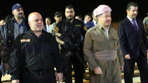 العبادي يبحث في أربيل مجريات معركة الموصل