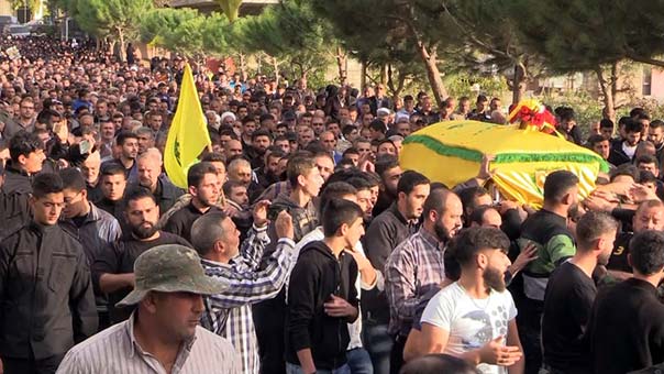 حزب الله وجمهور المقاومة شيّعوا الشهيدين حسن شهلا وعبدالله حمية 