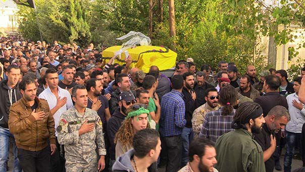 حزب الله وجمهور المقاومة شيّعوا الشهيدين حسن شهلا وعبدالله حمية 