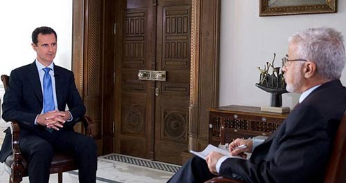 الرئيس الأسد: سوريا تواجه الآن حربًا دولية ضدها والخيار الوحيد أمامنا هو الانتصار على الإرهاب