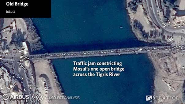 بالصور الجوية: الجيش العراقي يقطع الشرايين الحيوية للموصل على ’داعش’