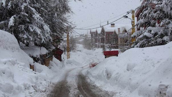 صورة ارشيفية لعاصفة ضربت لبنان