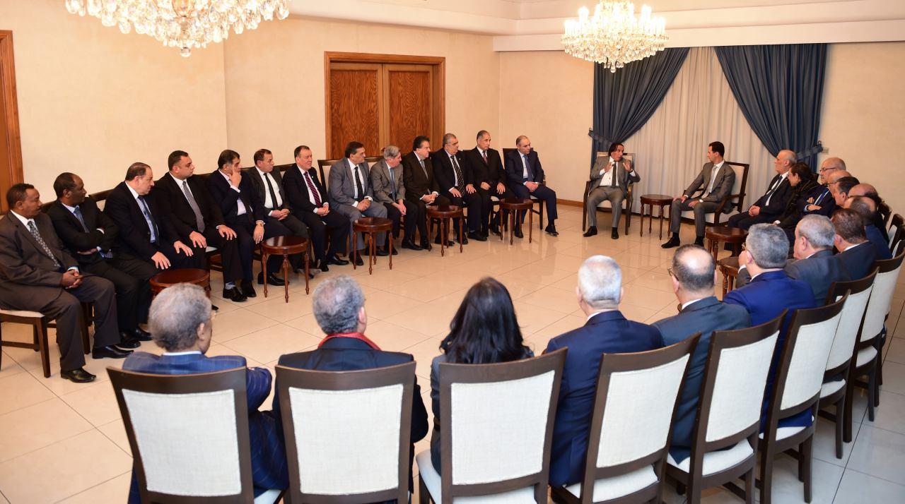 الرئيس السوري: معركة الشعب السوري وطنية بامتياز