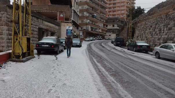 العاصفة في جرد الضنية