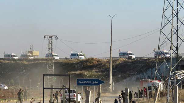 إخراج دفعات متتالية من المسلحين من شرق حلب إلى ريف المدينة الجنوبي الغربي