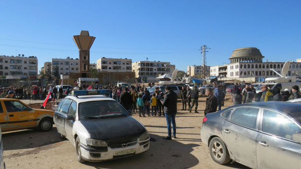 إخراج دفعات متتالية من المسلحين من شرق حلب إلى ريف المدينة الجنوبي الغربي